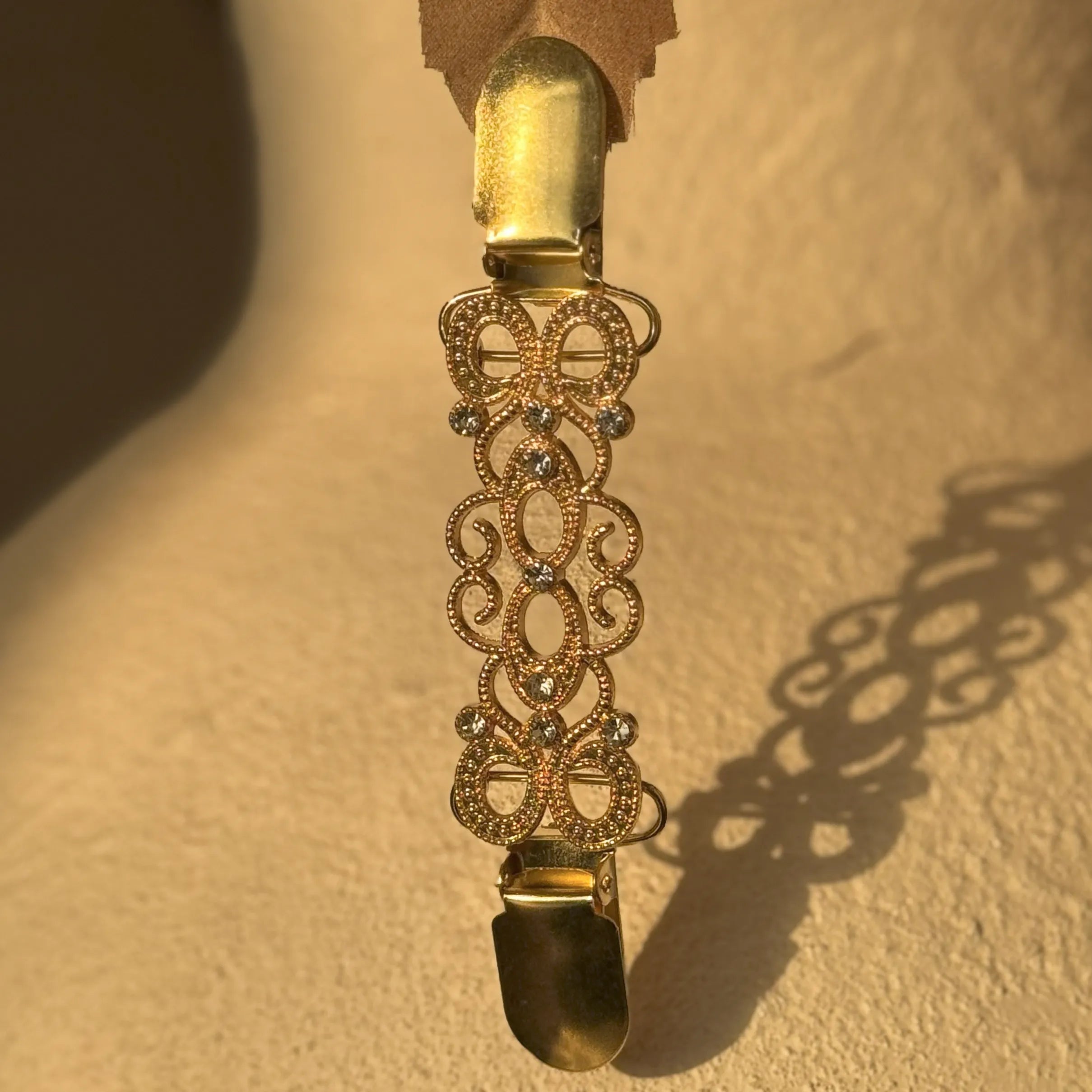 Cardigan Sweater Cinch Clips Gold