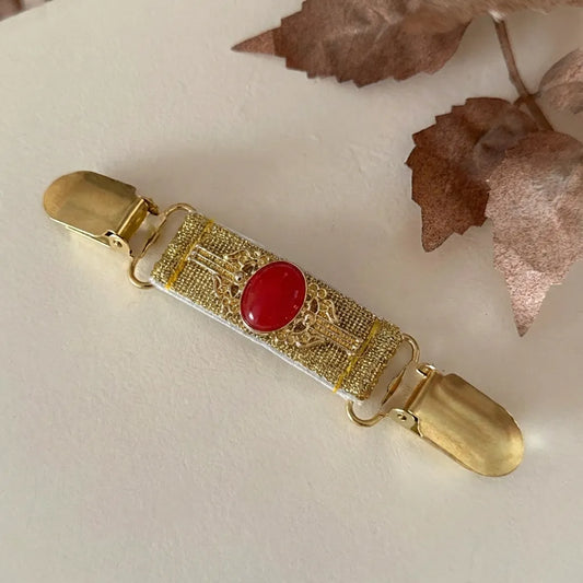 Vintage Cinch Clips - Cabochon Cut
