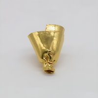 Vintage-Style Gold Lapel Vase Pin (Boutonniere Holder)