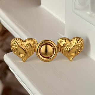 Gold Heart Waist Knots