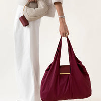 Mokanda - Keychain Tote - Burgundy