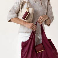Mokanda - Keychain Tote - Burgundy