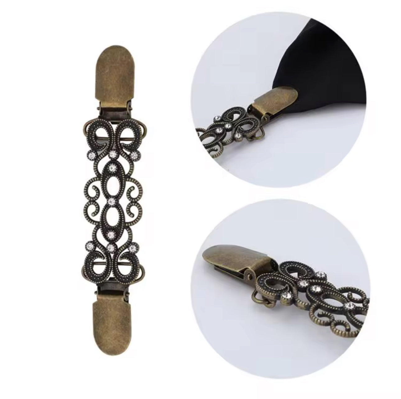 II-Cardigan Sweeter Cinch Clips Bronze