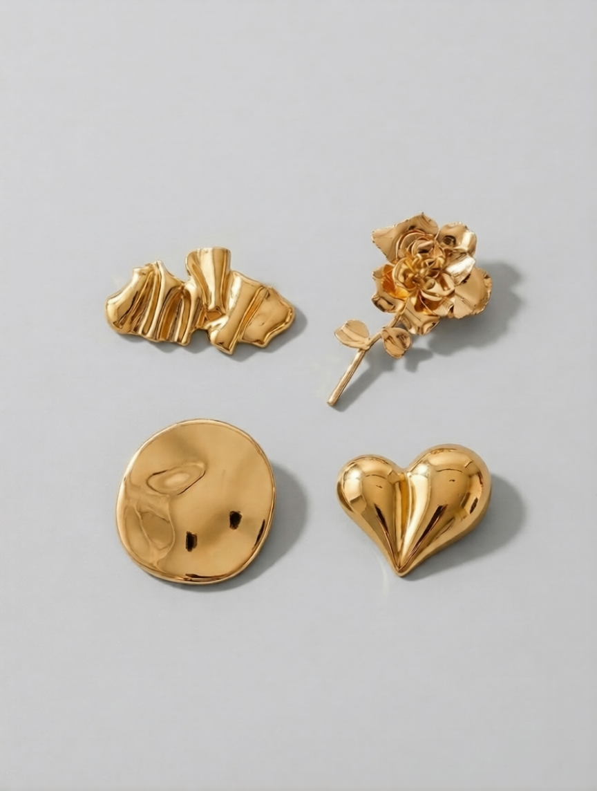 The Golden Era Brooch Set