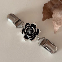 Infinity | Cardigan Sweater | Flower Cinch Clips (Silver Set of 3)