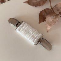 Stretchable Cardigan Cinch Clips (White)
