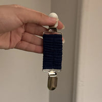 Stretchable Cardigan Cinch Clips (Navy Blue)