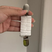 Stretchable Cardigan Cinch Clips (White)