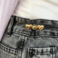 Gold Heart Waist Knots