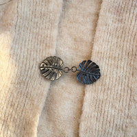 Tropical Canopy Shawl Brooch - Black