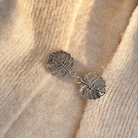 Tropical Canopy Shawl Brooch - Silver