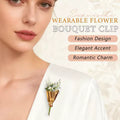 Vintage-Style Gold Lapel Vase Pin (Boutonniere Holder)