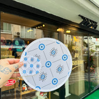Foldable Nylon Hand Fan & Flying Disc