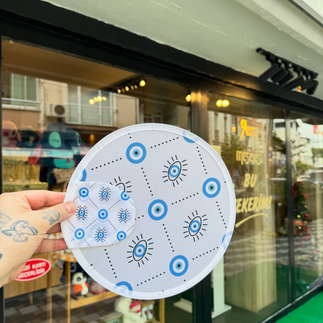 Foldable Nylon Hand Fan & Flying Disc