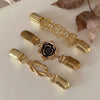 Infinity | Flower | Cardigan Sweater Cinch Clips (Golden Set of 3)