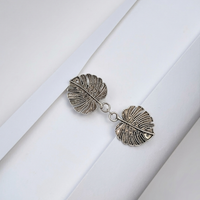 Tropical Canopy Shawl Brooch - Silver